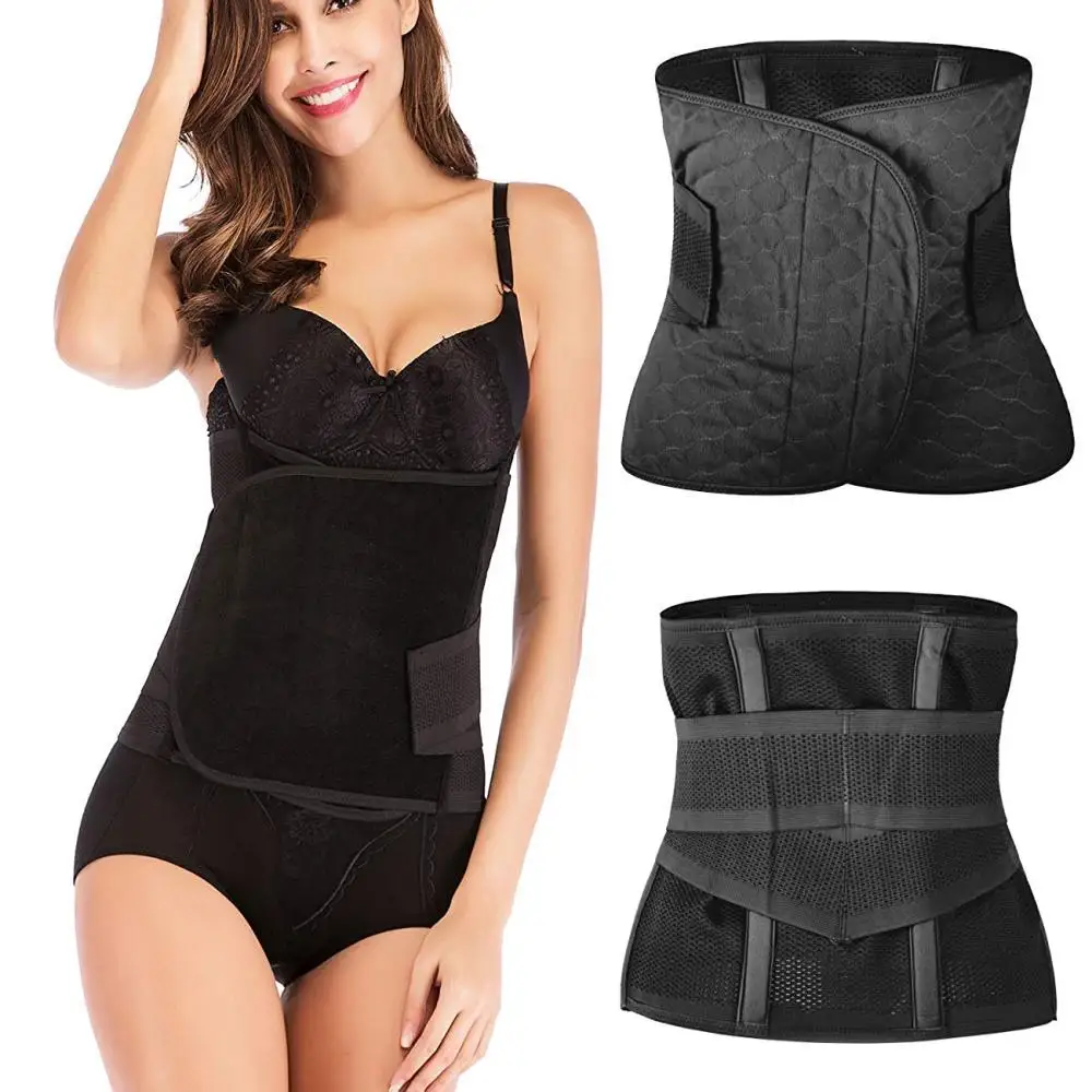 

Clearance sale Women Waist Trainer Body Shaper Abdominal Belt High Compression Latex Waist Cincher Corset Underbust Shapewear