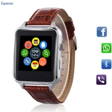 Espanson X7 Inteligente Relógio Spor Relógio Com Sim Slot Para Cartão TF Bluetooth apropriado para Apple iPhone Android Smartwatch relógio de pulso de Telefone