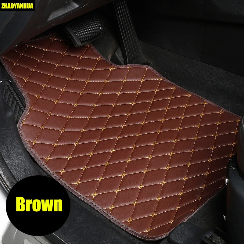 ZHAOYANHUA Car floor mats for Honda FIT CRV CR V HR V Vezel 5D sepcial