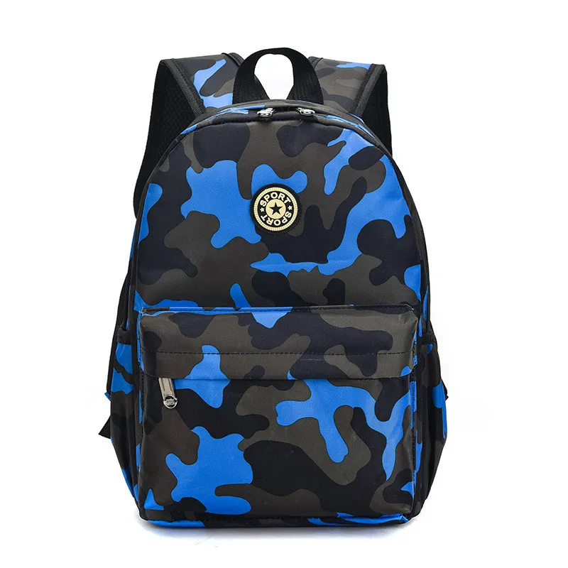  New Kids Backpacks Cartoon Camouflage Printed School Bags for Kindergarten Girls Boys Children trav - 32982386274