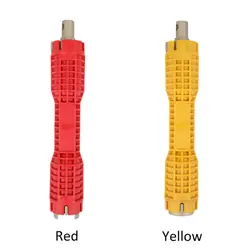 Желтый/Красный Универсальный колба гаечный ключ винт гайка гаечный ключ двойная головка крепление демонтаж и гаечный ключ