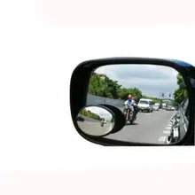 2 Pcs Car Oval Shaped Blind Spot Mirror Wide Angle Convex Mirror For Car Z814