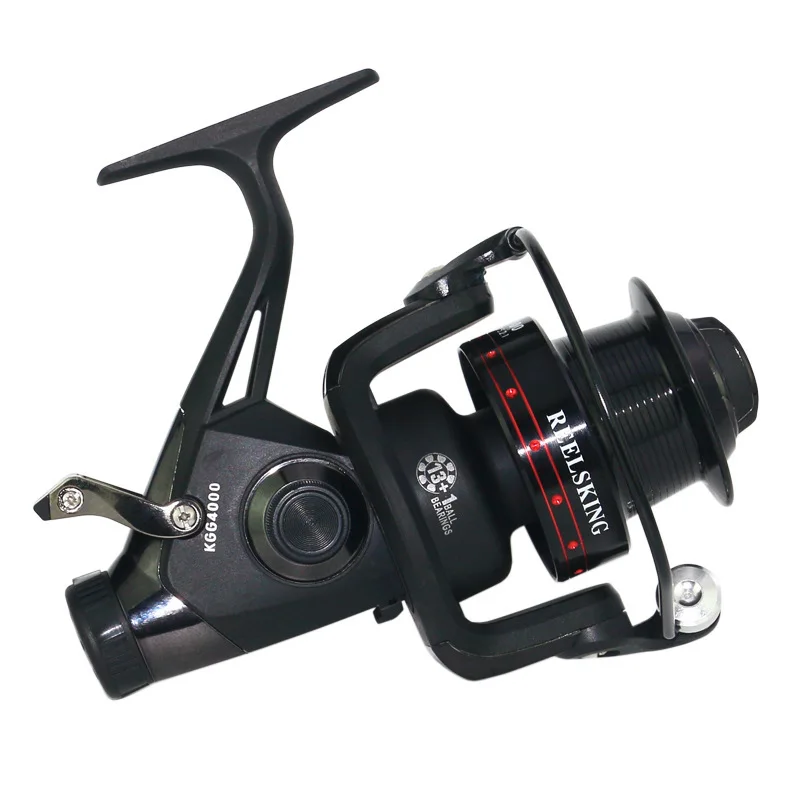 

KGG30-60 Fishing Reel Double Unloading Long-range Front and Rear Brake Metal Fishing Reel Throwing Round Carp Fishing Gear