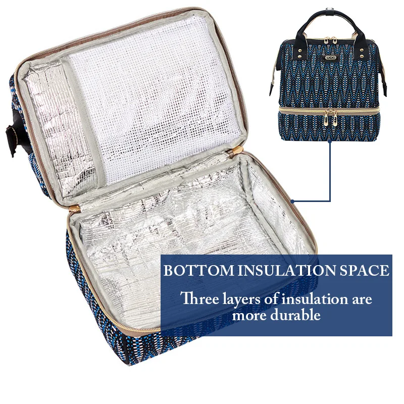 Baby Diaper Bag For Mother Feather Print Fashion Mummy Maternity Backpack With USB Nappy Changing Bags Nursing Tote Bag Mini Bag (20)