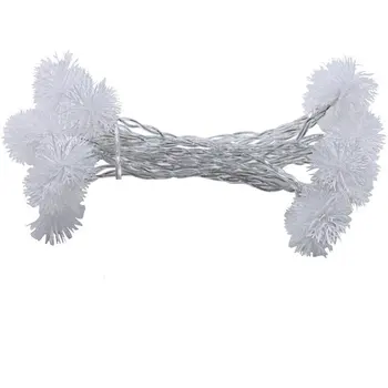 

LED String Lights Indoor Outdoor Decoration 10 Leds Acrylic Fur Balls Waterproof Lamp For Garden Christmas Party Lights