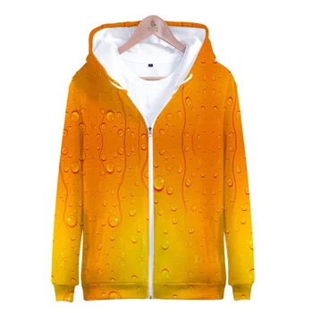 

BEER 3D Cool Hoodie Zipper Fashion Hot Trend Women/men Winter Highstreet Hoodie Sweatshirt Casual Hoodie Zipper Sweatshirt