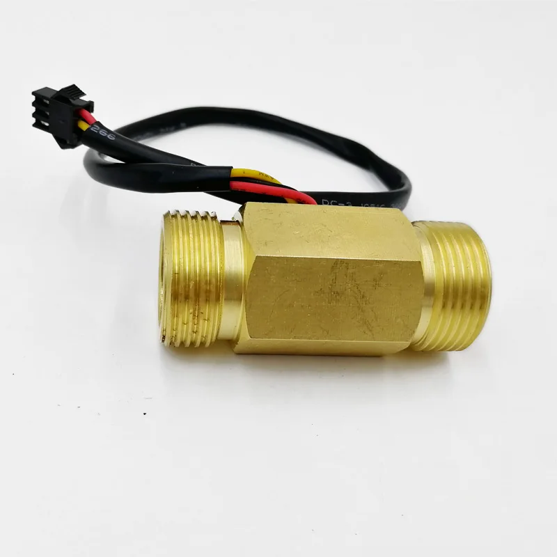G3/4" water flow sensor Turbine meter Magnetic Hall effect sensor YF-B6 water flow sensor