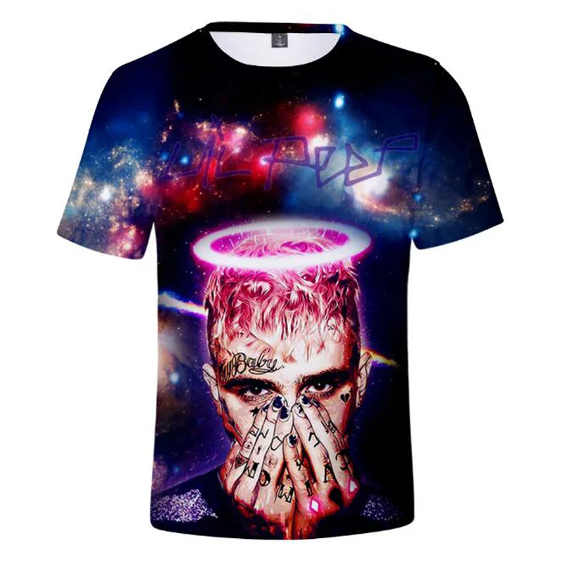 

Hip Hop Rapper lil peep Oversized T Shirt Graphic Tees Rap Hiphop lilpeep 3D Print Short Sleeve Cool T-Shirt Men Clothing 4XL