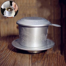 Портативный алюминиевый вьетнамский фильтр-капельница для кофе, высококачественный Рафинированный капельный фильтр для кофе Zhongyuan, инструменты для кофейника