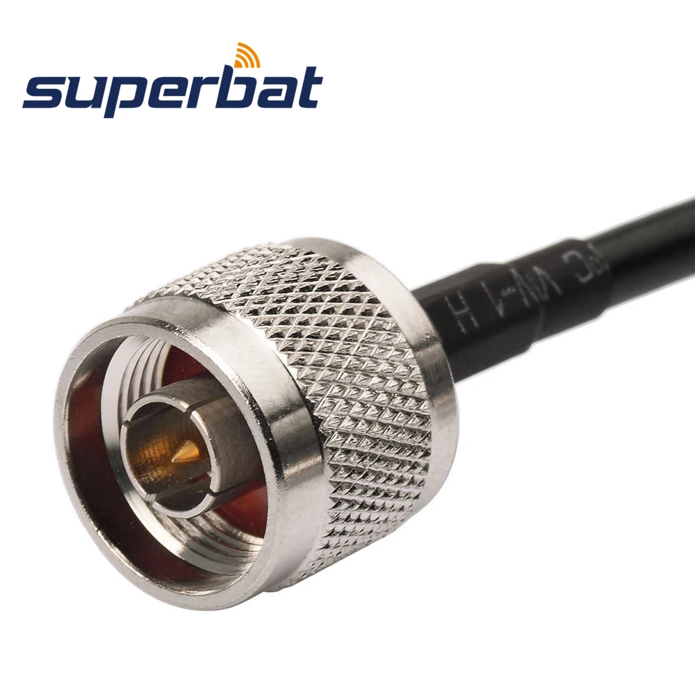 Superbat Truck/RV/Boats Marine Satellite Radio Antenna Replacement Cable KSR195 N Male to Mini-UHF Female for Sirius XM Satellit