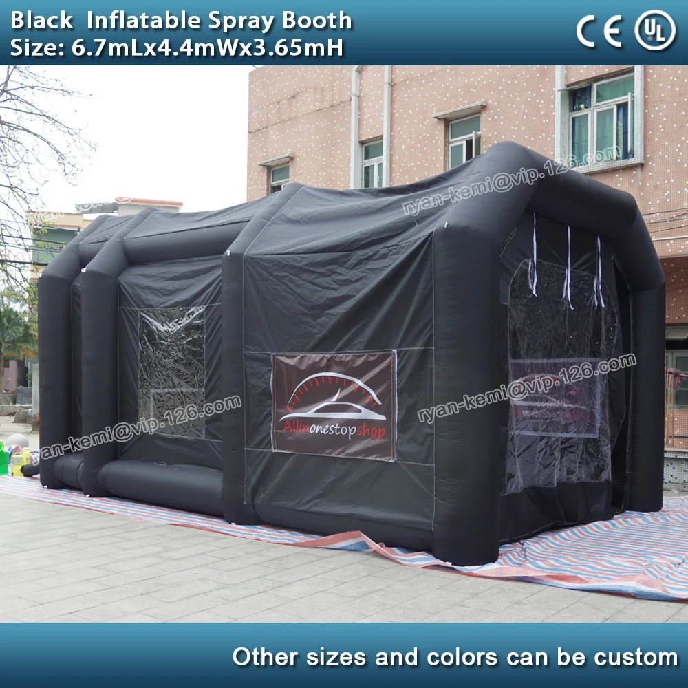 inflatable car paint cabin