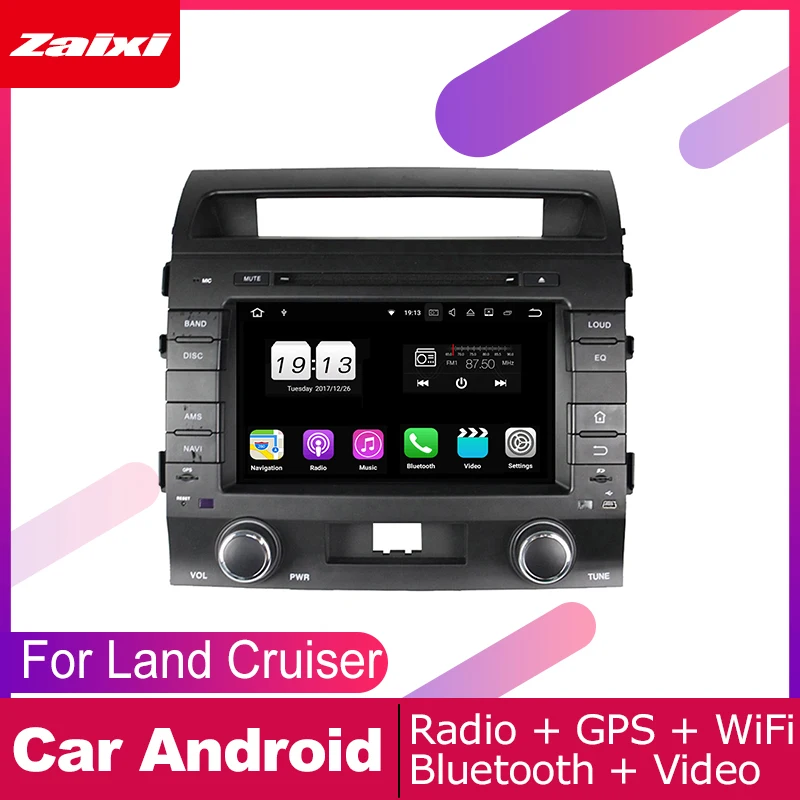 

ZaiXi For Toyota Land Cruiser 2008~2012 Car Android Multimedia System 2 DIN Auto Player GPS Navi Navigation Radio Audio