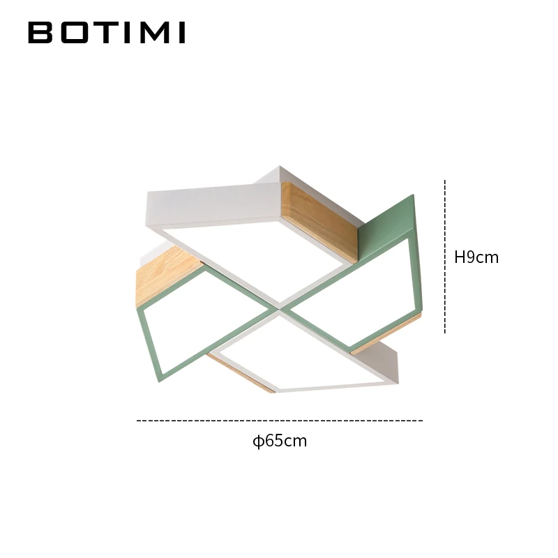 BOTIMI 220V светодиодный потолочный светильник в форме ветряной мельницы для гостиной Lamparas de techo спальня для мальчиков потолочная лампа для комнат Luminare