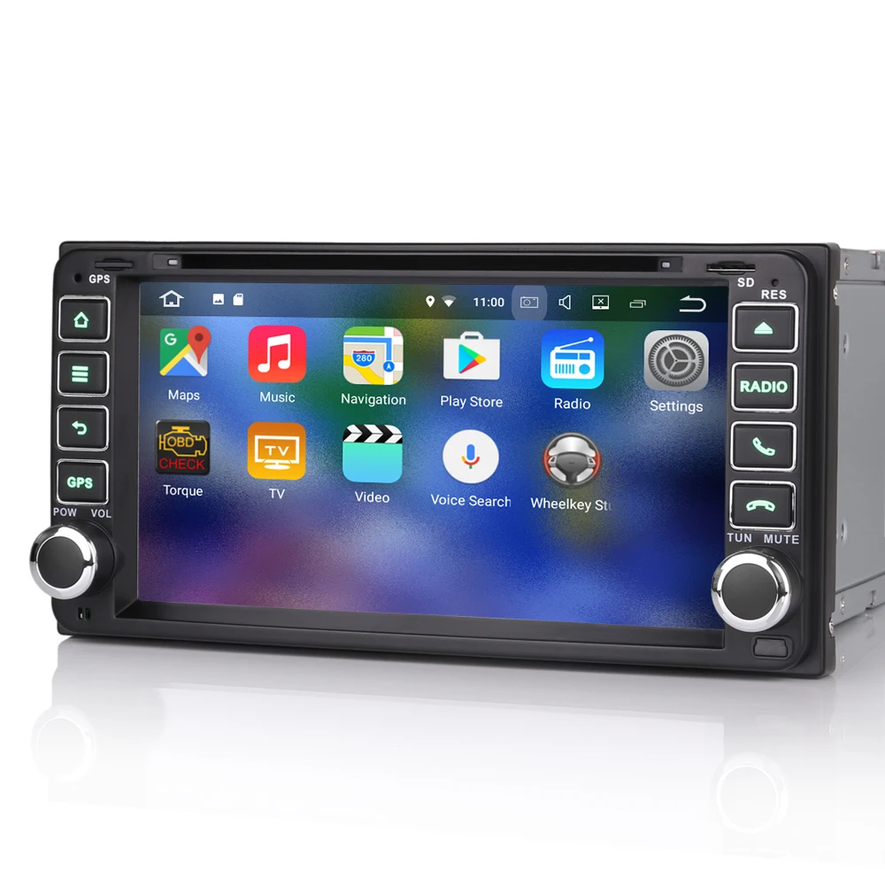 Clearance 6.95 inch Android Car DVD Player with TV/BT GPS WIFI DVR OBD,Audio Radio Stereo,Car PC/multimedia headunit for Toyota universal 1
