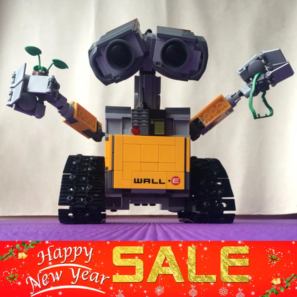 

687PCS 2016 New Lepin 16003 Idea Robot WALL E Building Set Kits Minifigures Bricks BlocksBringuedos legeod 21303