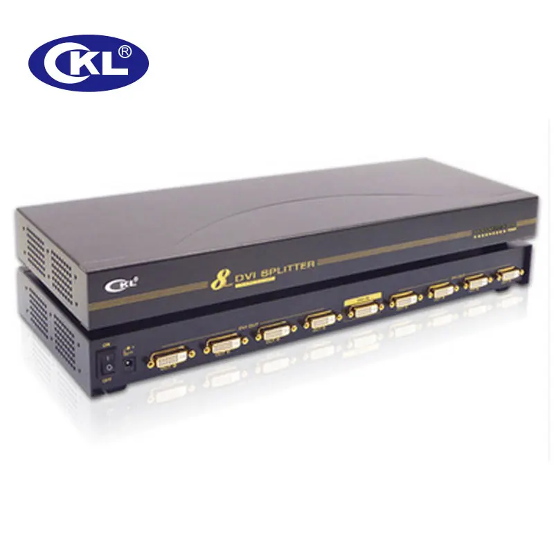 CKL 8 Порты и разъёмы разделитель DVI 1x8 DVI компонентов коробка Поддержка OSD горячая клавиша выбора DDC DDC2 DDC2B 1920*1080 DVI-98E