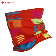 Модные мужские двухслойные флис непромокаемая лицевая маска Осень Зима Открытый Спорт лыжи велосипед Петля Шарф мужской теплый для шеи