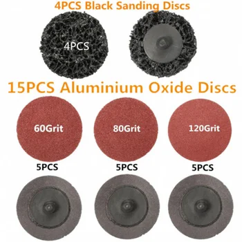 

Type R Sanding Discs Roll Abrasive Aluminium Oxide Quick Change Grinding 35Pcs High Quality