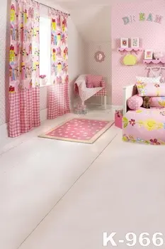 

Dream Romantic Room Background Photo Vinyl Backdrops Fabric Pink Pattern Curtain Backdrops Photographic Blanket 5x7ft Background