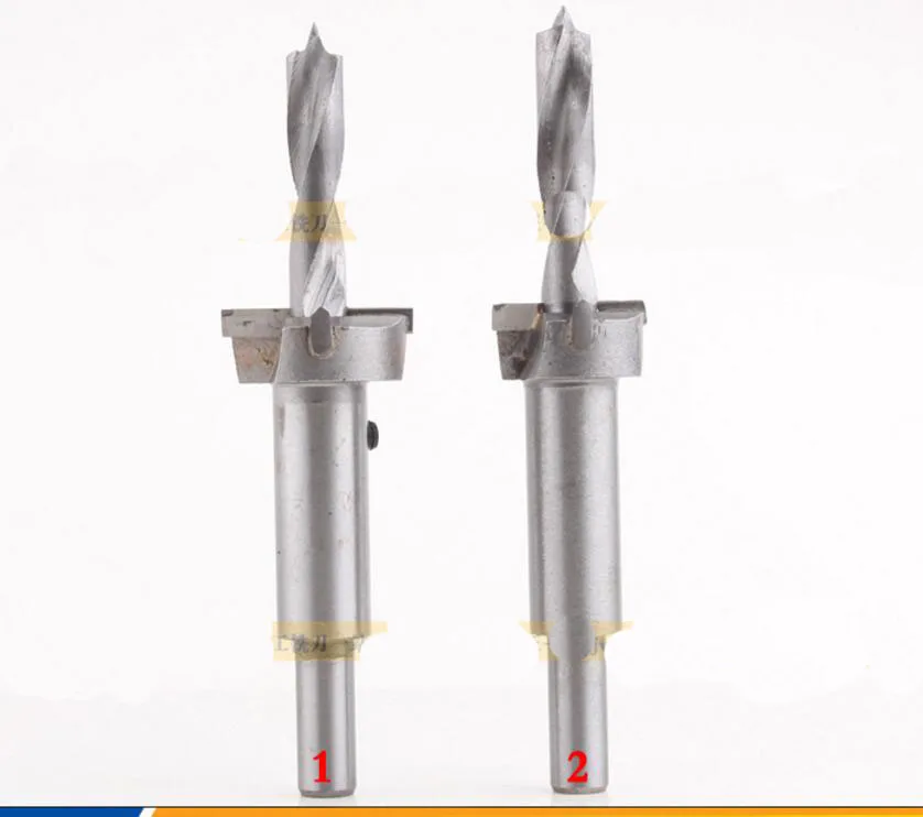 2pcs/set Carpentry openings for cork floor drilling reaming bit