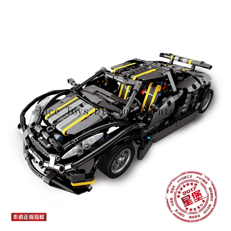 Xingbao07001/07002/07003 новые оригинальные творческие MOC Technic серии супер автомобиль набор детей строительные блоки кирпичи развивающие игрушки