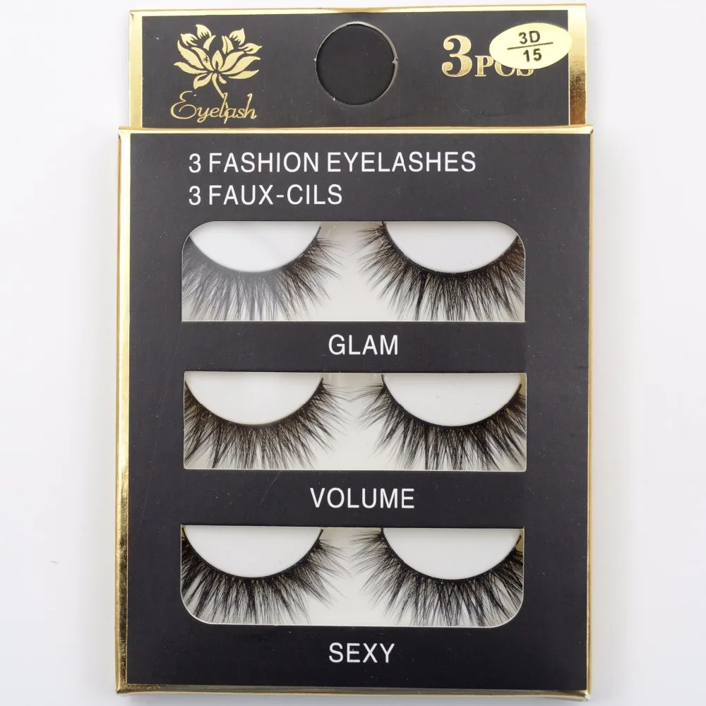 Visofree False Eyelashes Crisscross Central Long Eyelashes Beauty Makeup Cosmetic Tools Upper Lashes 11 styles 3pairs/pack 3D15 Visofree False Eyelashes Crisscross Central Long Eyelashes Beauty Makeup Cosmetic Tools Upper Lashes 11 styles 3pairs/pack 3D15