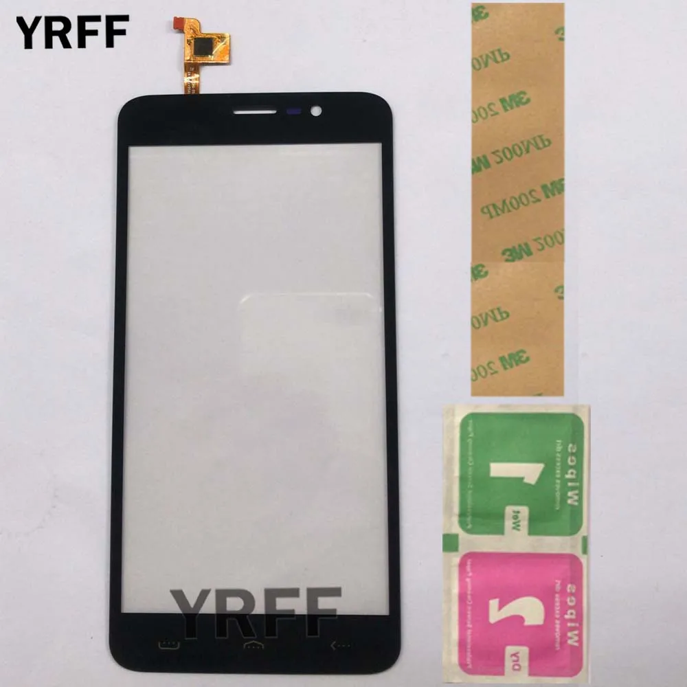 

5.5" Mobile Touch Screen Glass For Homtom HT27 Touch Screen TouchScreen Digitizer Panel Sensor Glass 3M Glue Wipes