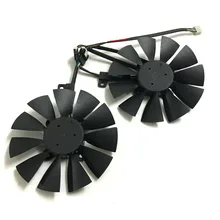 EX-GTX1070-O8G DUAL-RX480-O4G EX-RX570-O4G vga gpu t129215su ventilador mais frio para asus gtx 1070 rx 480 570 placa de vídeo gráfica refrigeração