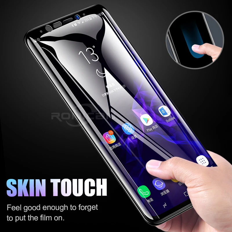 6D полное покрытие противоударное стекло для Samsung Galaxy S9 S8 Plus защита экрана