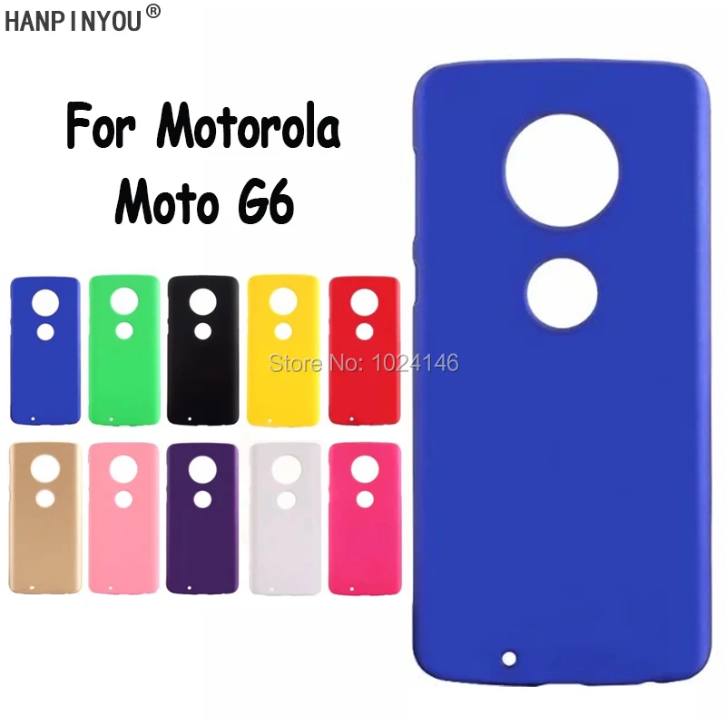 Для Motorola Moto G6 G 6 го поколения 5 7 &quotтонкий матовый Жесткий пластиковый Чехол