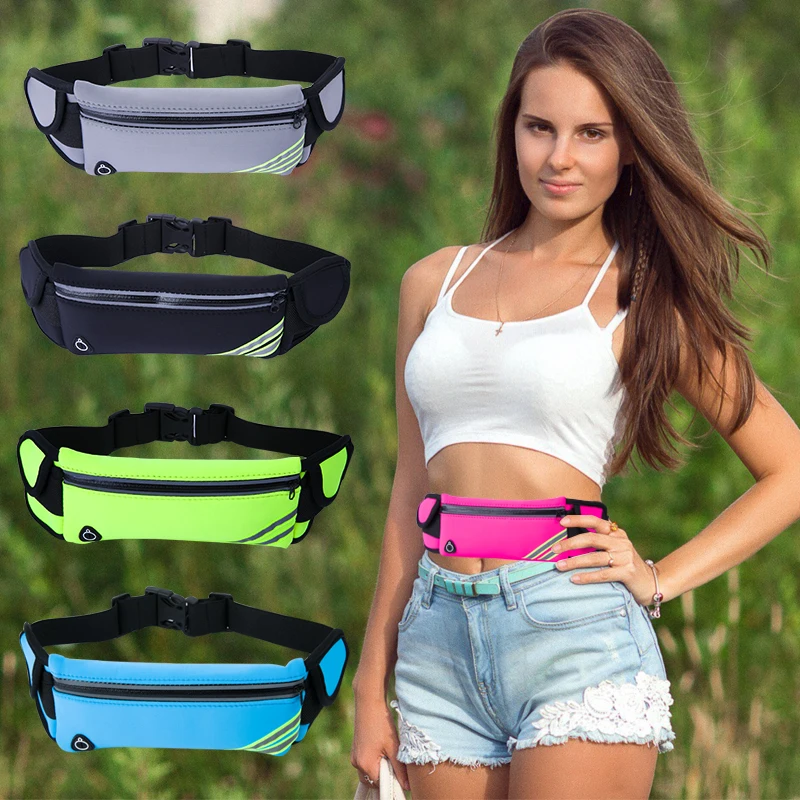 NEW MODEL Lycra Sports Mobile Phone Pouch Waist bag with Water bottle ...