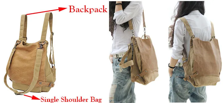 casual canvas backpacks