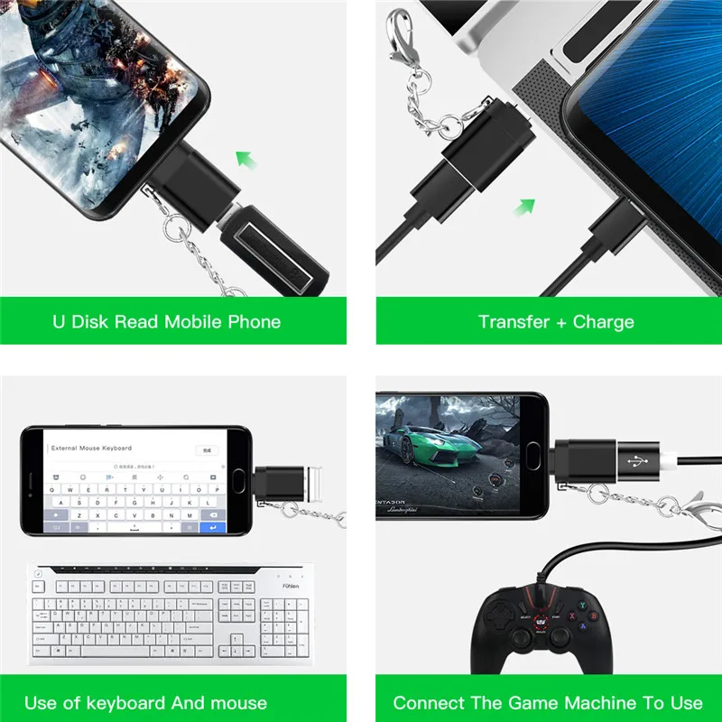 Переходник Type C OTG с USB папа на 3 0 мама|Переходники и адаптеры| |