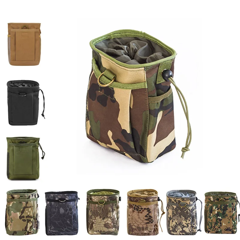 

Military Tactical Airsoft Bag Hunting Folding Dump Pouch For Camping Climbing Outdoor Oxford Small Sundries Storage bag