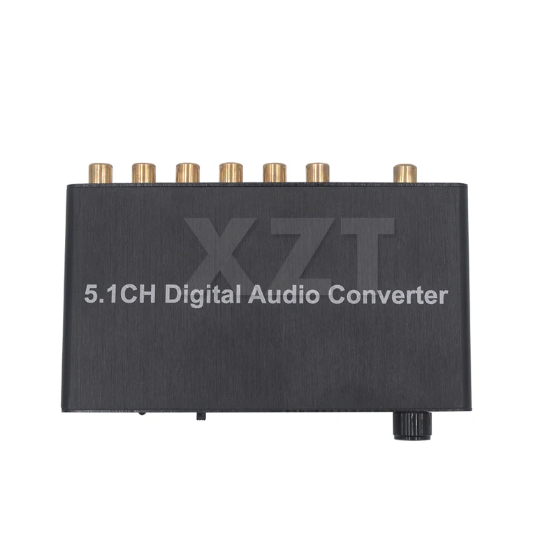 

AT 1PCS 5.1 Rush Digital Sound Decoder Converter Optical SPDIF Coaxial Dolby AC3 Amplifier Analog Converter RCA DTS AC3/DST NEW