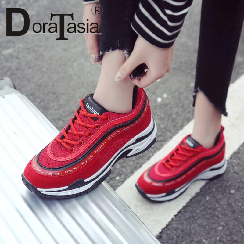 

DORATASIA INS Hot Sale mixed-color Women Spring Sneakers Comfortable Platform Dad Shoes School Girl Casual Breathable Footwear