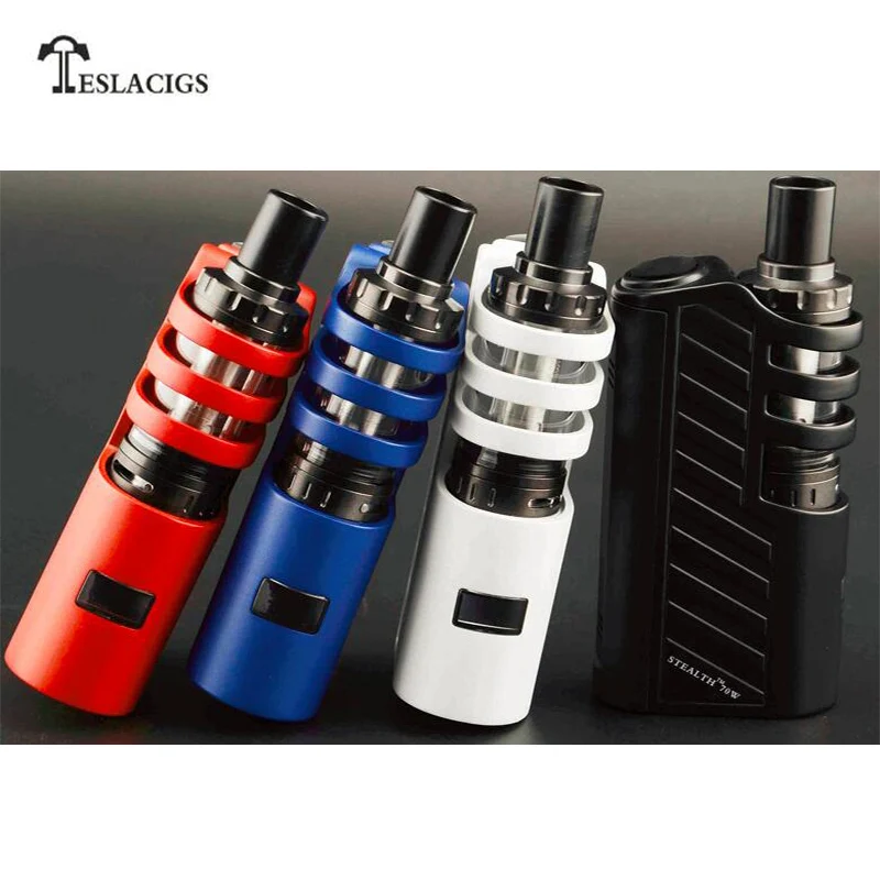 

Original Teslacigs Stealth 70W Kit with Shadow Tank 3.5ml or The Carrate 22 RTA 2.0ml 70W Stealth box E-Cigarettes Kit