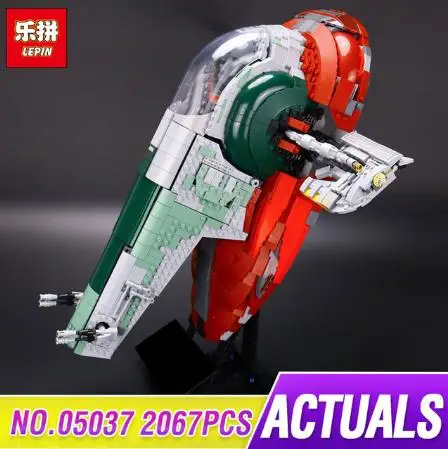 

LEPIN 05037 Star UCS Wars Slave Model NO.1 2067pcs Building Block Bricks Educational Kits Compatible 75060 Children Gift