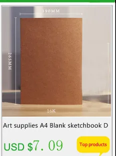 New Sketch Book Blank Sketchbook Diary Drawing Graffiti Painting Karft Notebook 90 sheets Office School Supplies Gift