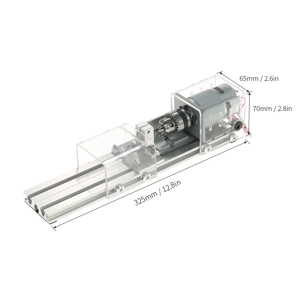 Токарный мини-станок бисер машина 100 Вт Деревообработка DIY токарный станок полировки резки Mini ДРЕЛЬ вращающегося инструмента Стандартный