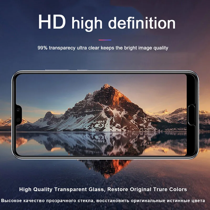 Закаленное стекло 9H 2.5D для Huawei Honor 10 Lite Защитное Honor10 lite Защита экрана