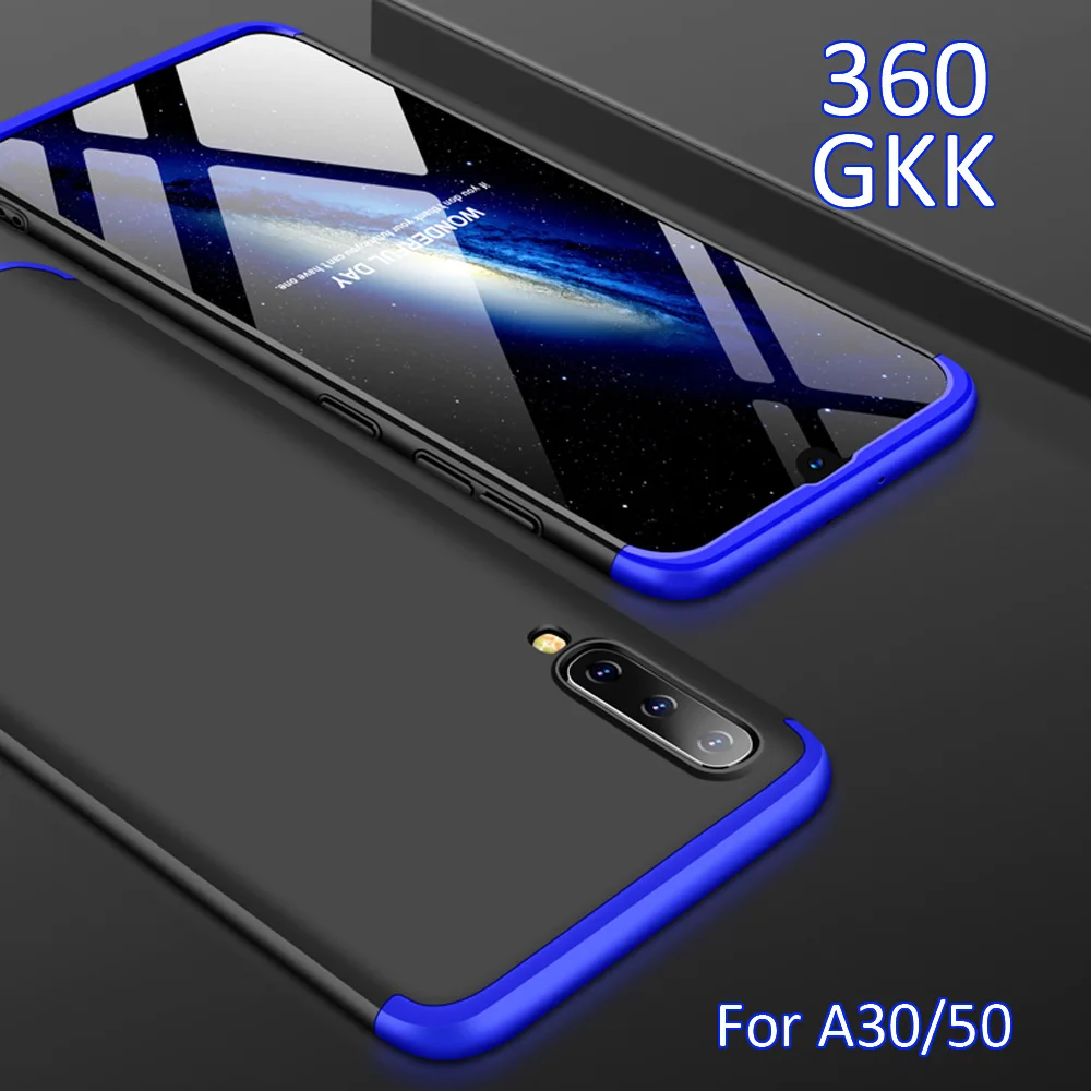 

GKK Case For Samsung Galaxy A30 A50 A70 A60 A40 A10 A20 Full Protection Cover Ring Holder Finger Grip