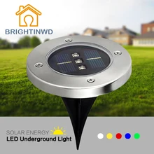 Светодиодный светильник Lampe Solaire 3 светодиодный для сада травяной