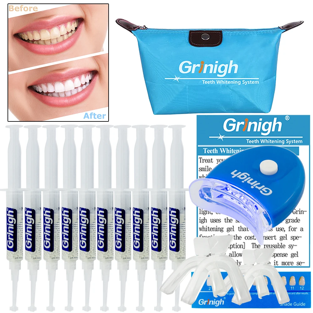 Grinigh 44 Carbamide Peroxide Dental Teeth Whitening Kit Professional