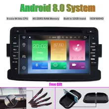 Восьмиядерный Android 8.0 dvd-плеер автомобиля для Renault Duster Авто Радио Стерео GPS навигации