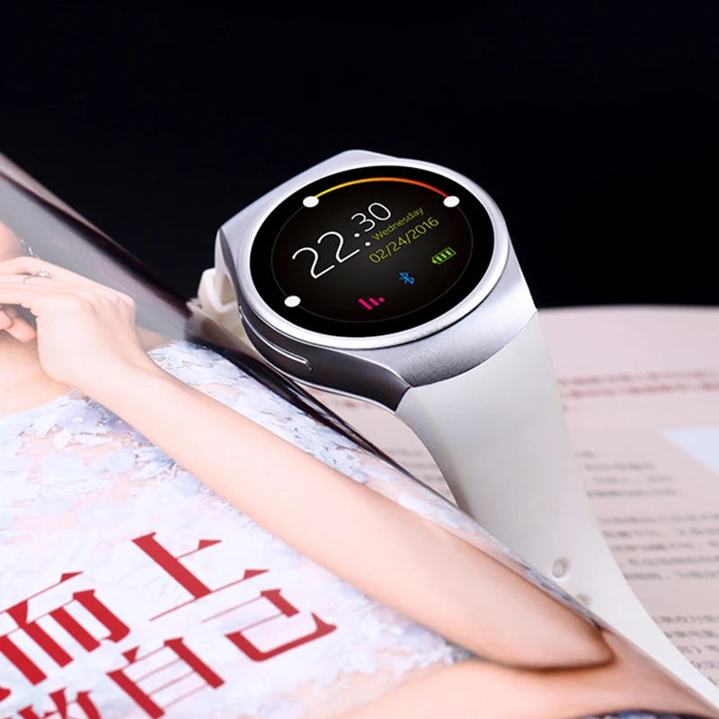 

New KW18 Bluetooth smart watch full screen Support SIM TF Card Smartwatch Phone Heart Rate for apple gear s2 huawei xiaomi