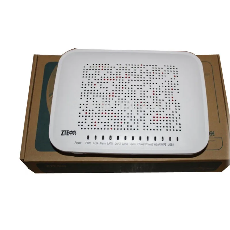 ZTE F660 GPON ONT 4 LAN + 2 голоса Wi Fi USB 3 0 Версия оптический сетевой терминал английская