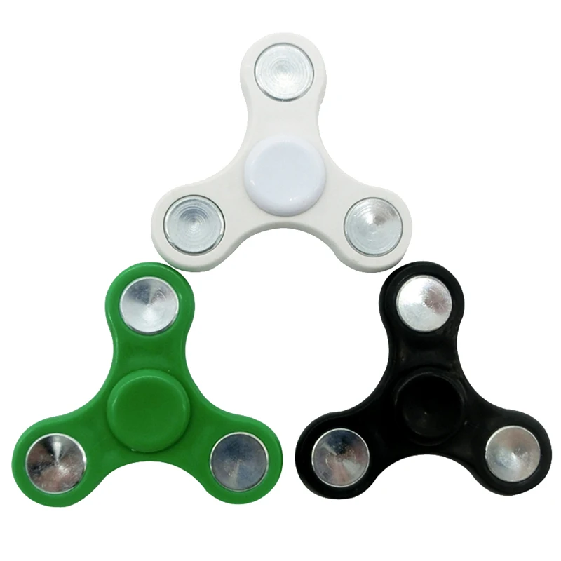 Tri-Finger Spinner Gyro Fidget Toys Plastic Kids Adult Hand Spinner for Autism and ADHD Focus Stress Relief Toy Random Color Tri-Finger Spinner Gyro Fidget Toys Plastic Kids Adult Hand Spinner for Autism and ADHD Focus Stress Relief Toy Random Color