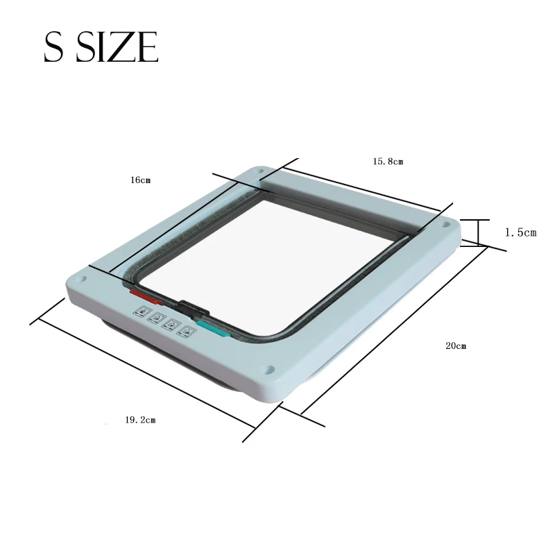4 способа средних и больших домашних животных, собак, кошек, щенков, магнитный безопасный заслонки, замок с замком 4 способа, безопасная телескопическая рама