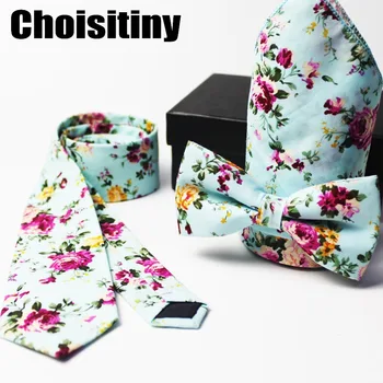 

6cm Ties for men Bow tie Handkerchief Gift Box Butterfly Slim cravate pour homme corbatas mens ties pocket square Bowtie set